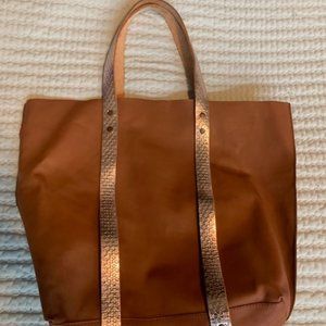 NEVER USED Anthropologie Leather Tote